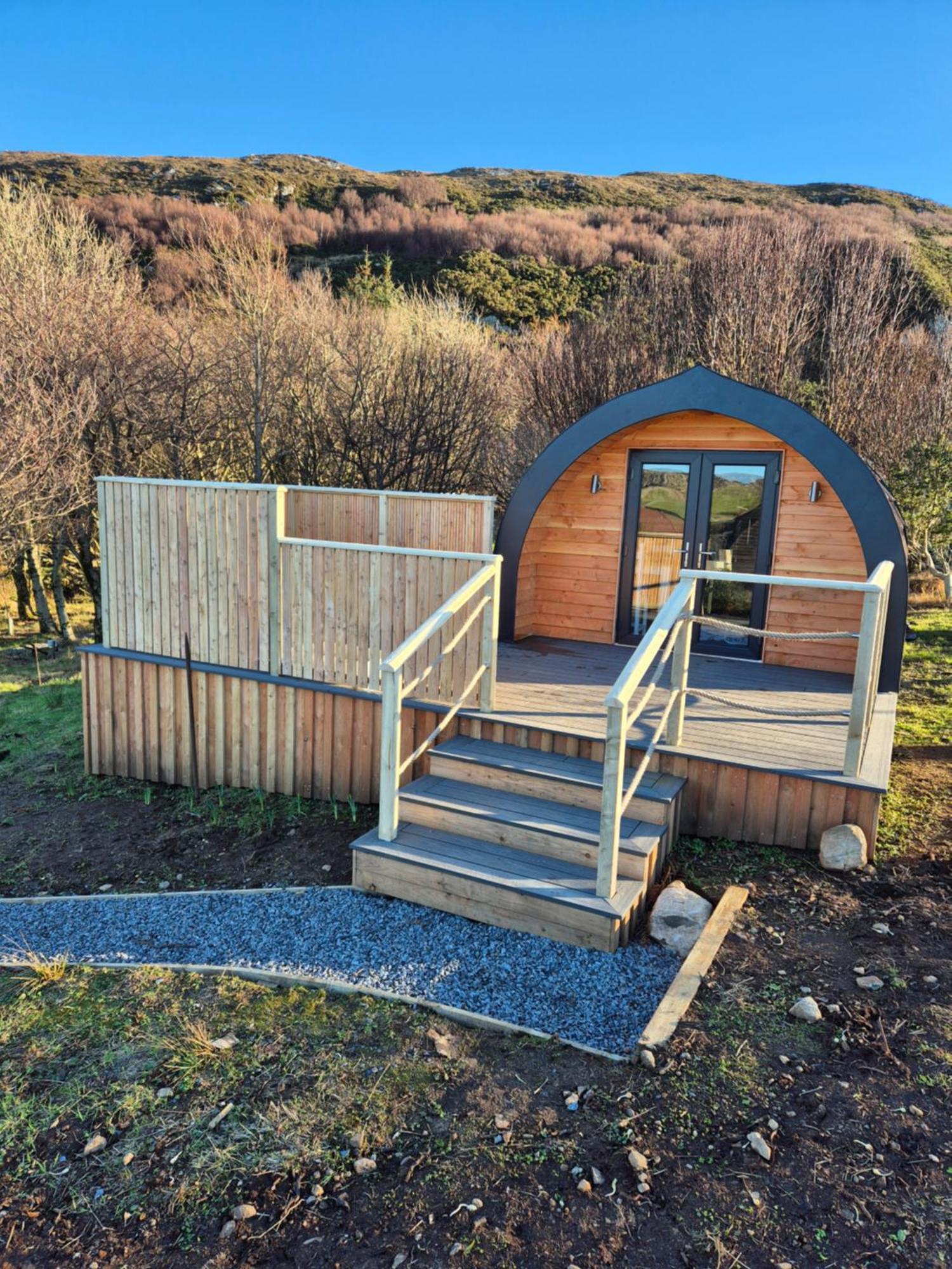 Tighlochan Pods Scourie Eksteriør bilde
