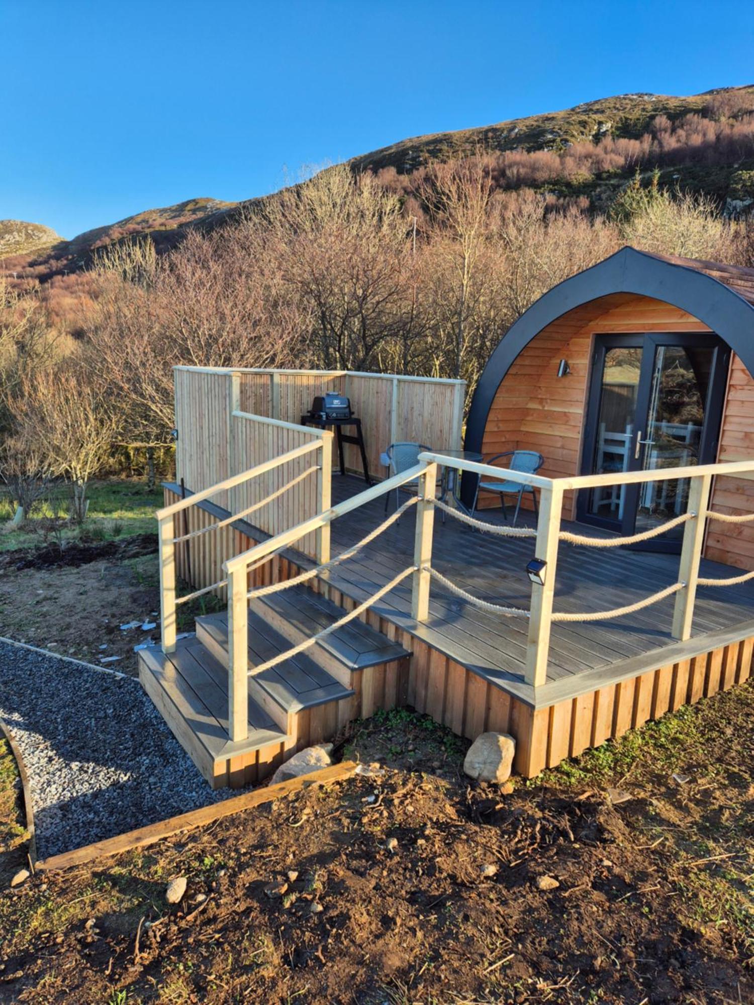 Tighlochan Pods Scourie Eksteriør bilde