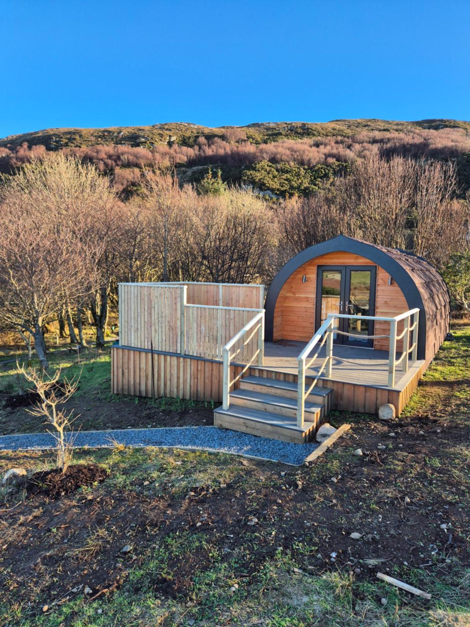 Tighlochan Pods Scourie Eksteriør bilde